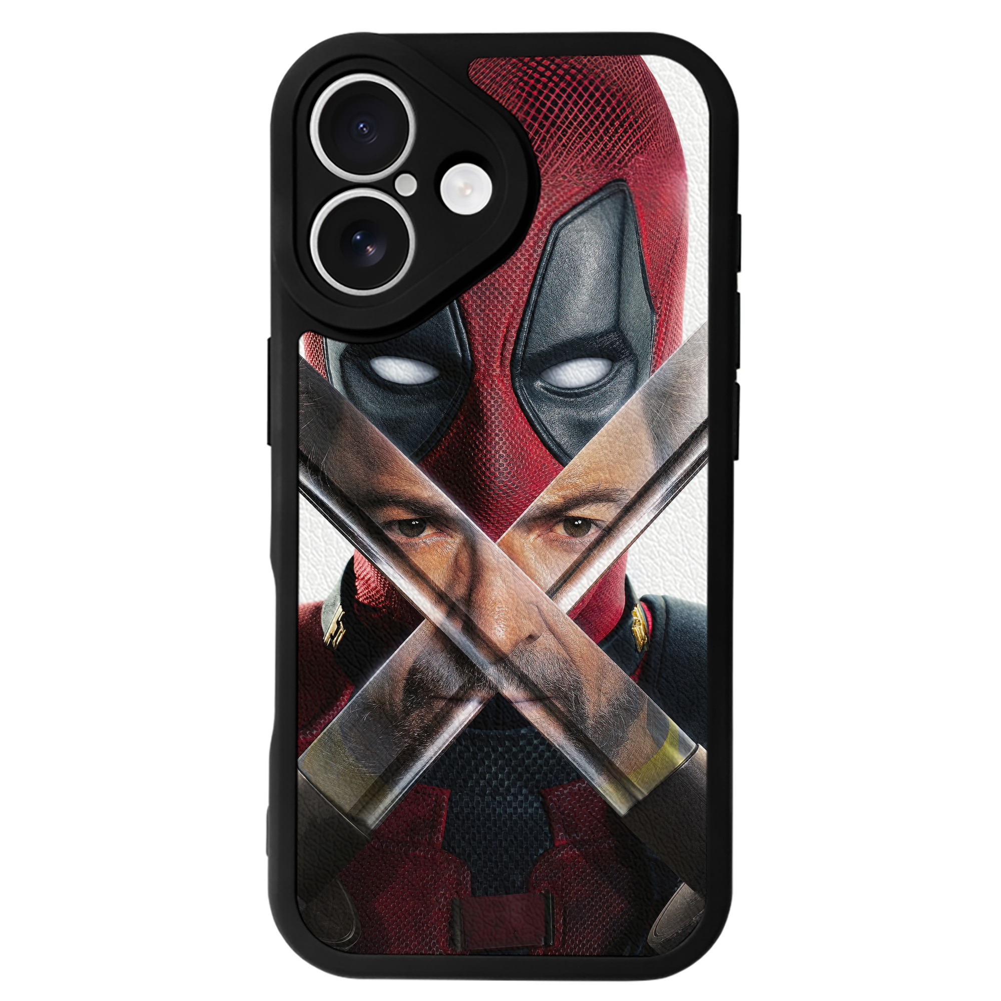 （画像用） Deadpool デッドプール 【iPhone 16シリーズ対応】シリコンスマホケース（レザー調） 材質：シリコン